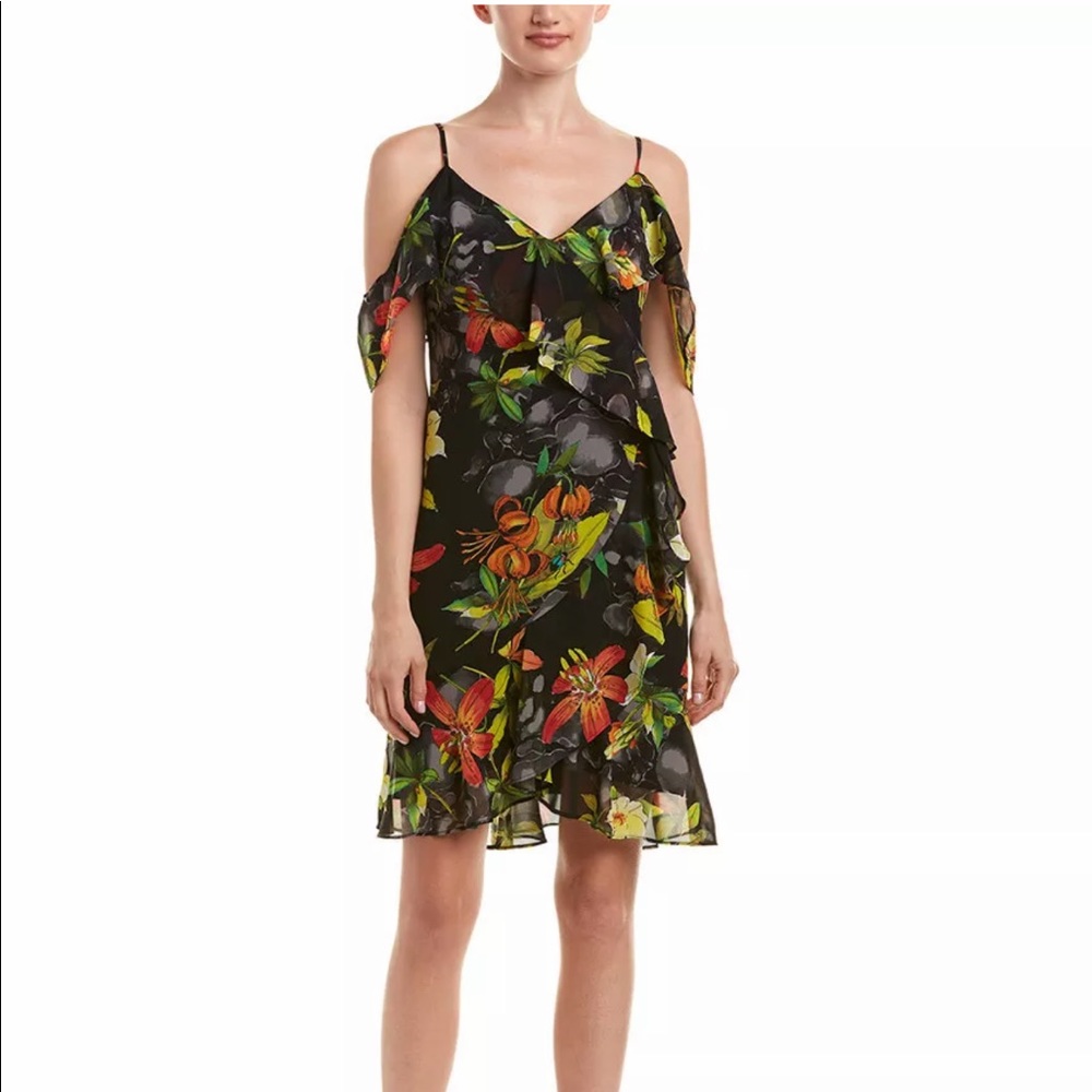 NWT Clover &sloane floral spring summer dress Sz S